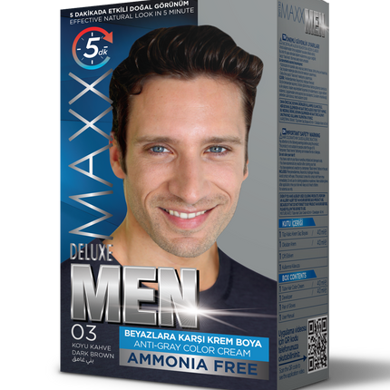 MAXX DELUXE AMMONIA FREE MEN 03 DARK BROWN