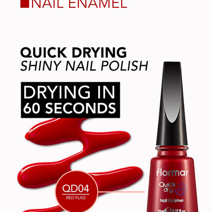 FLORMAR NAIL ENAMEL QUICK DRY QD04