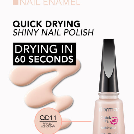 FLORMAR NAIL ENAMEL QUICK DRY QD11