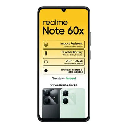 Realme Note 60X 3+5 GB RAM / 64 GB ROM