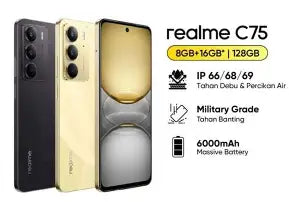 Realme C75x | 8GB RAM + 128GB