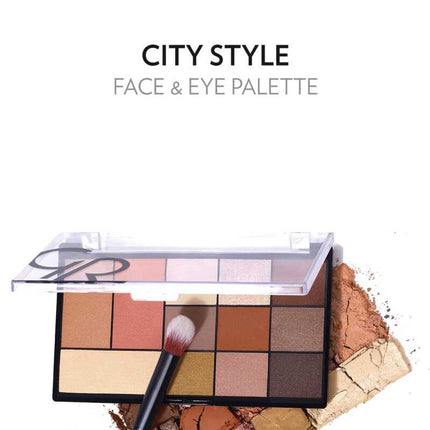 GOLDEN ROSE PALETTE CITY STYLE FACE & EYE 01