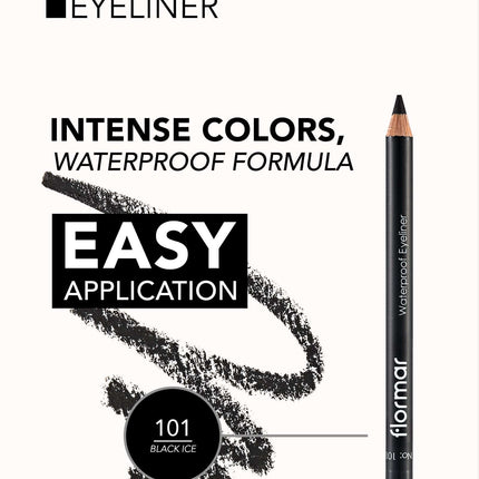 FLORMAR EYELINER PENCIL WATERPROOF 101.