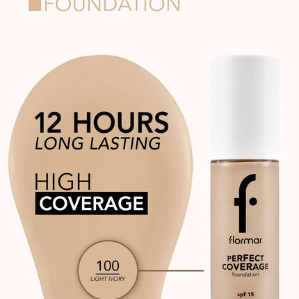 FLORMAR FOUNDATION PERFECT COVERAGE 100