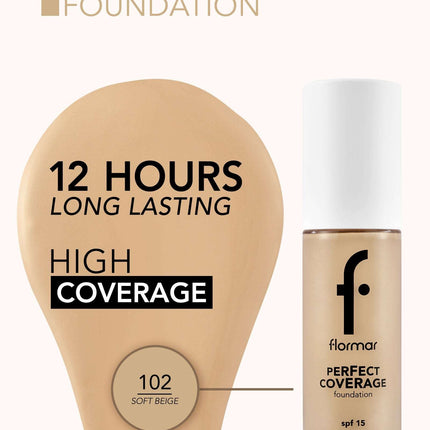 FLORMAR FOUNDATION PERFECT COVERAGE 102