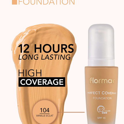 FLORMAR FOUNDATION PERFECT COVERAGE 104