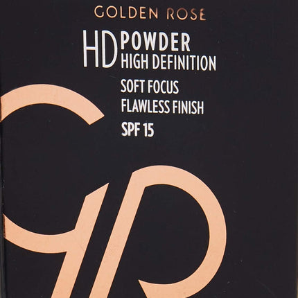 GOLDEN ROSE PRESSED POWDER HIGH DEFINITION 201