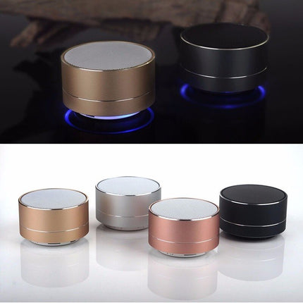 OPPPO N6 Minimalist Style Reflective Light Bluetooth Speaker - Silver