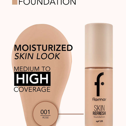 FLORMAR FOUNDATION SKIN REFRESH 001