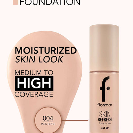 FLORMAR FOUNDATION SKIN REFRESH 010