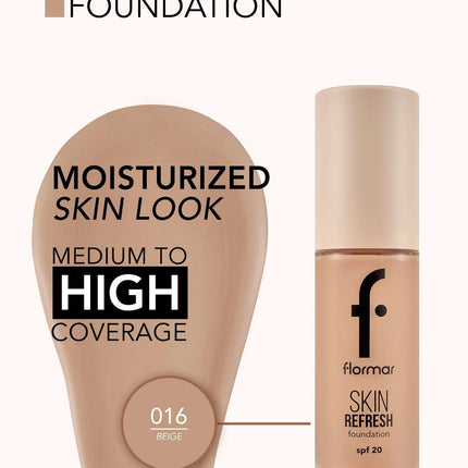 FLORMAR FOUNDATION SKIN REFRESH 016