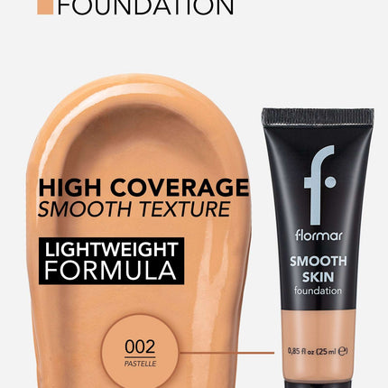 FLORMAR FOUNDATION SMOOTH SKIN 002