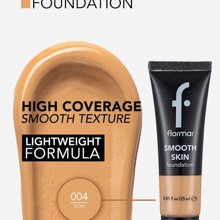 FLORMAR FOUNDATION SMOOTH SKIN 004