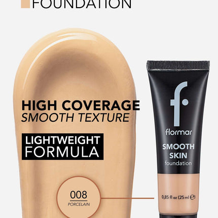 FLORMAR FOUNDATION SMOOTH SKIN 008