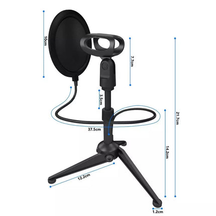 YANMAI ST-5 up & down metal stand with pop filter