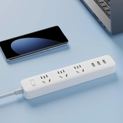 Xiaomi Mijia Power Strip 27W Fast Charge 3 Socket 3 USB Port 2500W Max