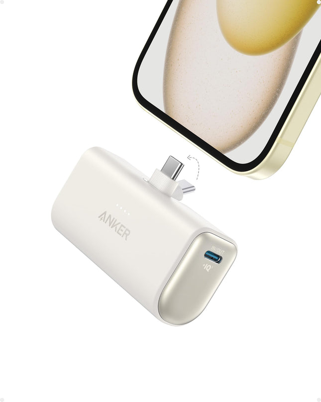 Anker Nano Power bank 5,000mah 22.5w, White