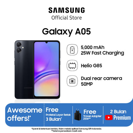 Samsung A05 6 GB Ram / 128 GB Rom