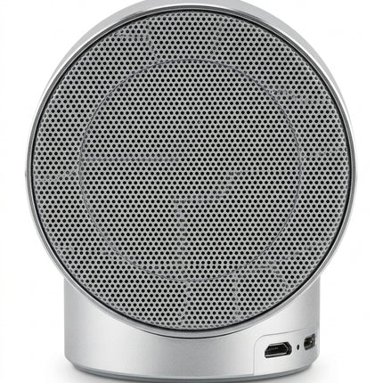 OPPPO N6 Minimalist Style Reflective Light Bluetooth Speaker - Silver
