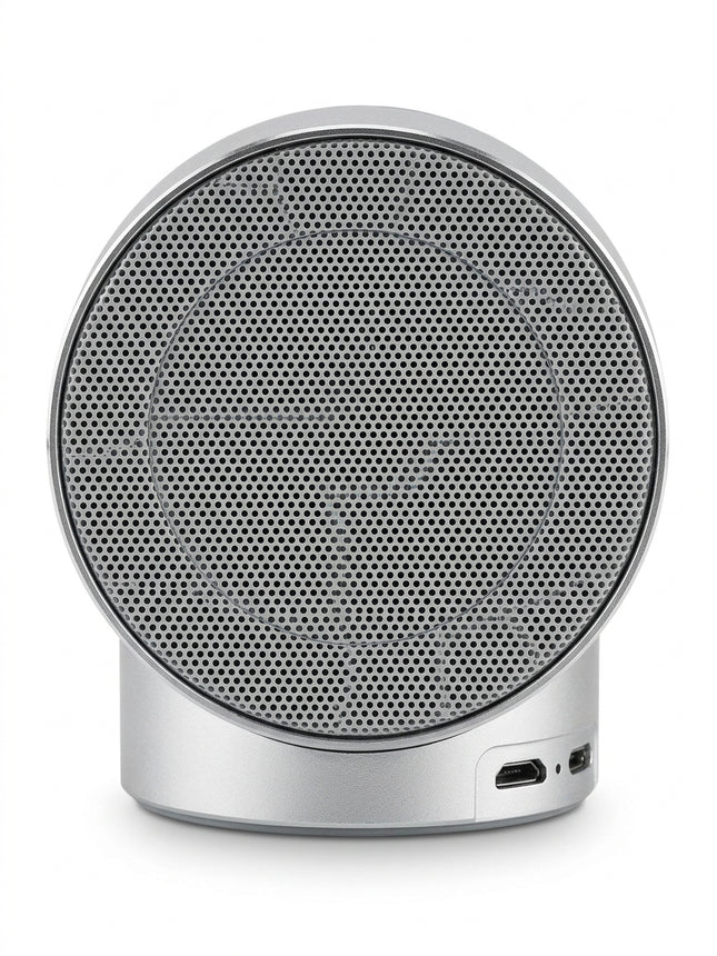 OPPPO N6 Minimalist Style Reflective Light Bluetooth Speaker - Silver