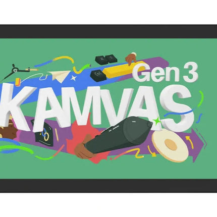 HUION KAMVAS 16 (Gen 3) Drawing Tablet with Screen, 15.8 inch 2.5K QHD Art Tablet with Full Laminated Anti-Sparkle Glass, 99% sRGB, PenTech 4.0, 16384 Pen Pressure, Dual Dials for Mac, PC, Android