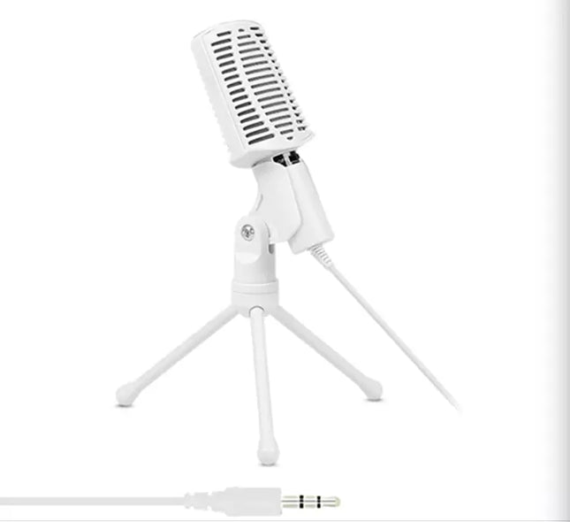 YANMAI SF-940 Professional Condenser 3.5mm Microphone with Tripod Stand for Audio Sound Recording,