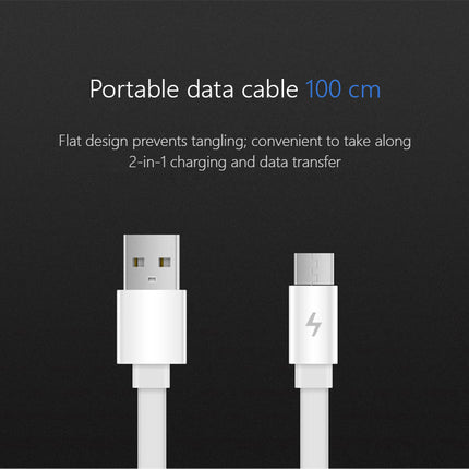 Original ZMI Micro USB Cable 1M Fast Charger & Data Cable - White